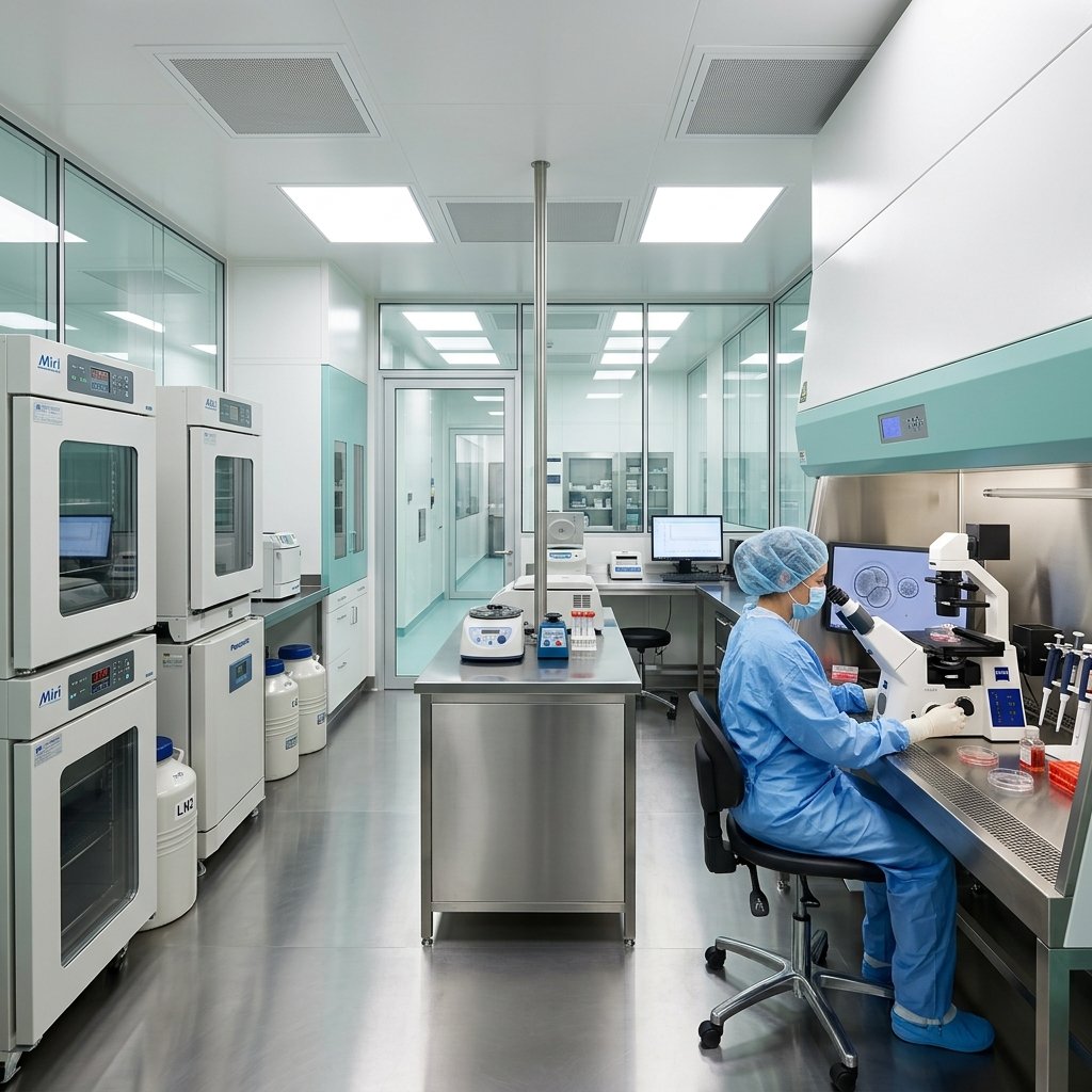 Modular Level-III IVF Embryology Cleanroom Laboratory in Chhatrapati Sambhaji Nagar