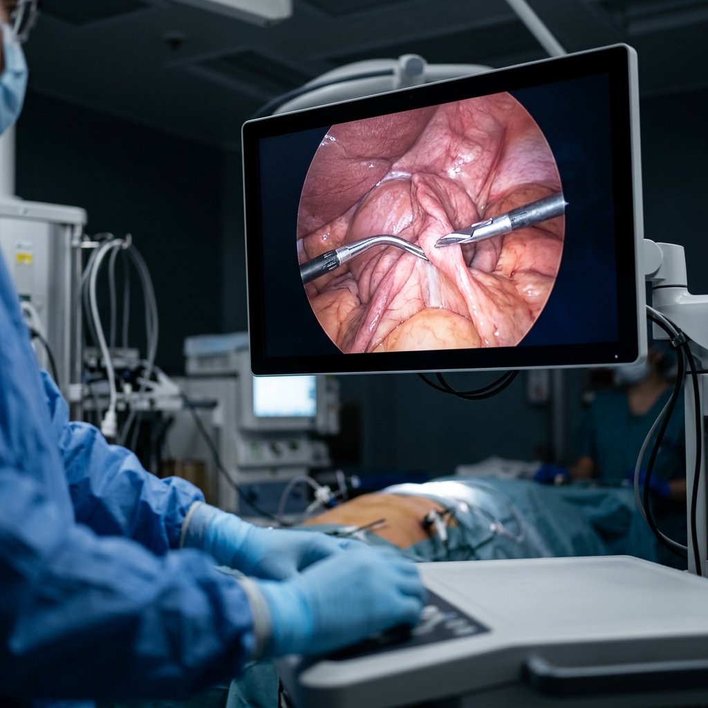 Modern laparoscopy camera system display monitor